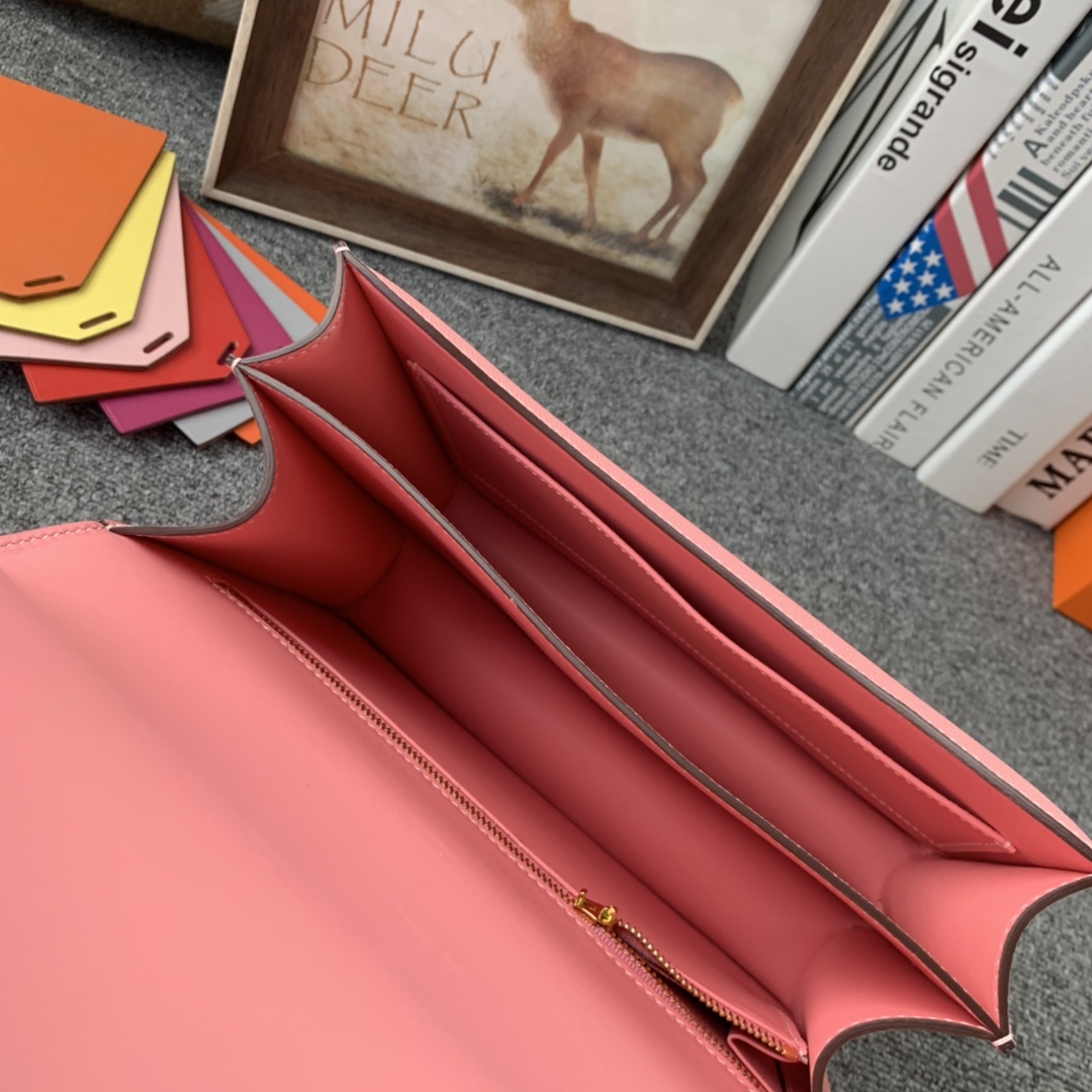 에르메스 콘스탄스24 로즈아잘리 금장 앱송